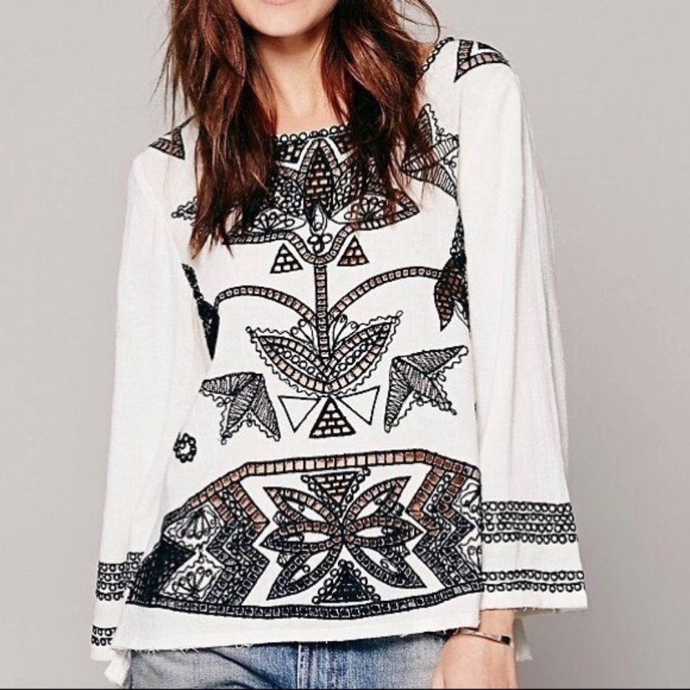Free People Tunic Blouse
